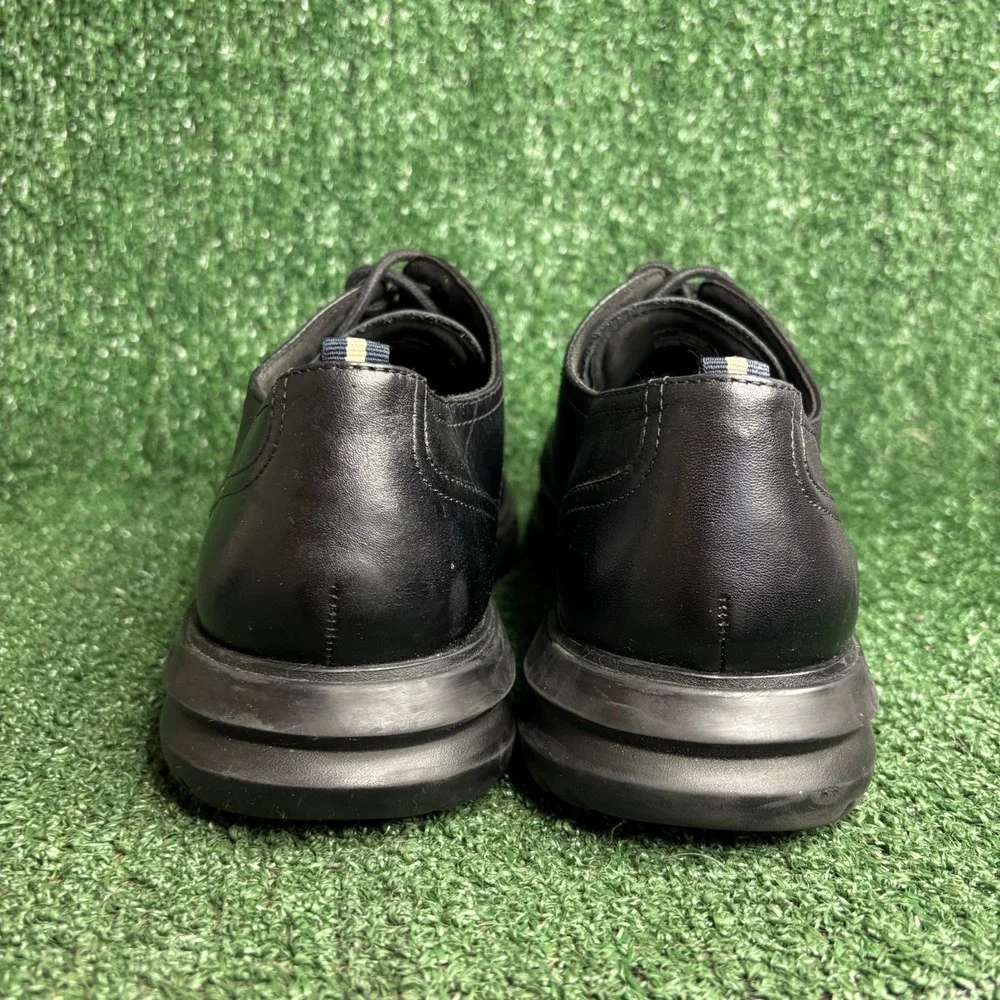 Cole Haan Grand+ Wingtip Brogue Leather Oxford Shoes Black Mens Size 10.5 Wide